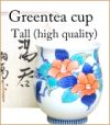 japan pottery ceramics | greentea cup