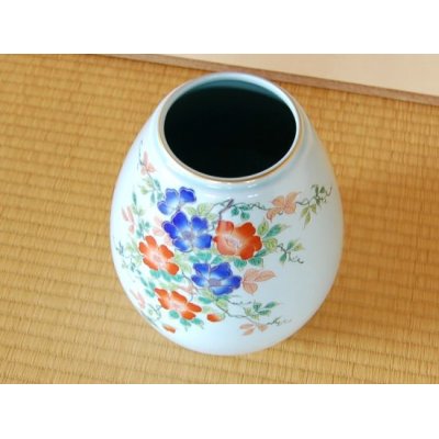 Photo2: Vase Somenishiki Bara Rose