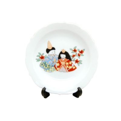 [Made in Japan] Ohina-sama girls festival (March) Monthly Small ornamental plate