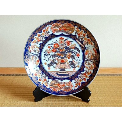 [Made in Japan] Kinran hanamori Ornamental plate(30cm)