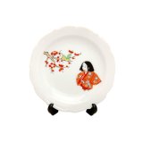 Small Decorative Plate Ume dayori (February) Monthly