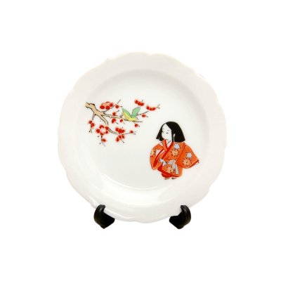 [Made in Japan] Ume dayori (February) Monthly Small ornamental plate