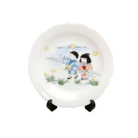 Small Decorative Plate Yu-suzumi (August) Monthly