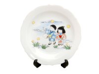 Small Decorative Plate Yu-suzumi (August) Monthly