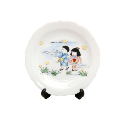 [Made in Japan] Yu-suzumi (August) Monthly Small ornamental plate