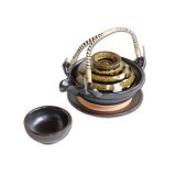 Dobin steamer Cha kuro midori oribe
