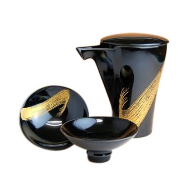 [Made in Japan] Tsukino hikari Sake bottle & cups set