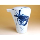 Sake Bottle Tokkuri Umino sachi Shrimp