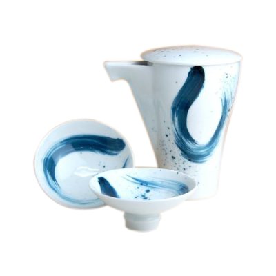 [Made in Japan] Ryumon Sake bottle & cups set