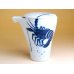 Photo2: Sake set 1 pc Tokkuri bottle and 2 pcs Cups Umi no sachi Shrinp and Squid (2)
