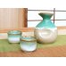 Photo2: Sake set 1 pc Tokkuri bottle and 2 pcs Cups Banshu (2)