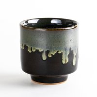 Yunomi Tea Cup (Large) for Green Tea Shikkoku Black