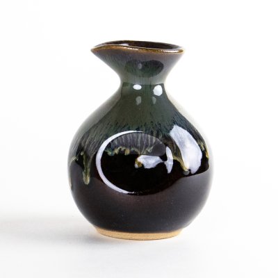 Photo1: Sake Bottle Tokkuri Shikkoku Black