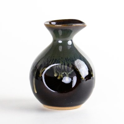 Photo3: Sake Bottle Tokkuri Shikkoku Black