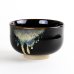 Photo2: Matcha Bowl Shikkoku Black with Wooden Box (2)