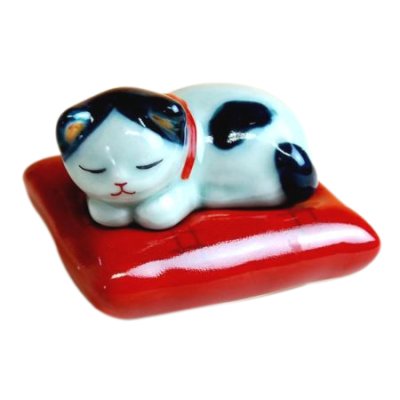 [Made in Japan] Zabuton neko Incense stand