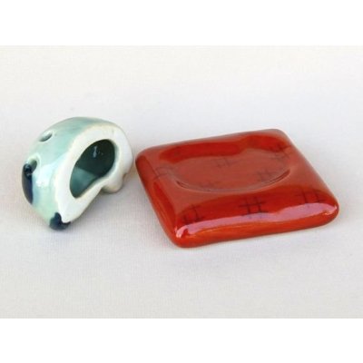 Photo3: Incense Stand Zabuton neko Cat