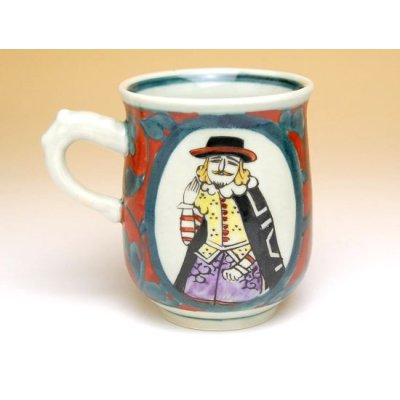 Photo2: Mug Nanbanjin (Red)