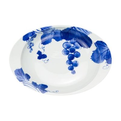 Photo2: Oval dish (26.6cm) Grape