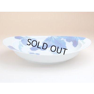 Photo3: Oval dish (26.6cm) Grape