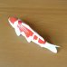 Photo4: Figurine Koi kohaku Carp red and white (30cm/11.8in) (4)