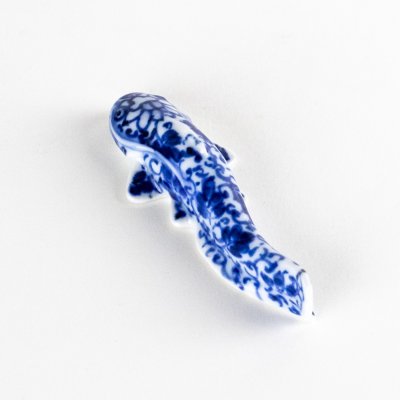 Photo4: Chopstick Rest Catfish Hanakarakusa-Namazu