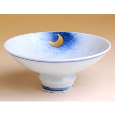 Photo3: Sake set 1 pc Tokkuri bottle and 2 pcs Cups Tsuki to Usagi Rabbit