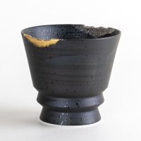 Ceramic Rocks Glass Gaku Black