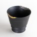 Photo2: Ceramic Rocks Glass Gaku Black (2)