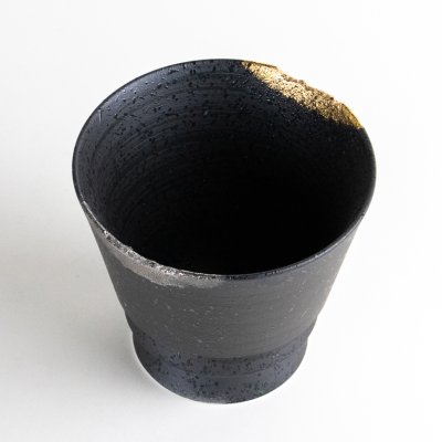 Photo5: Ceramic Rocks Glass Gaku Black