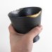 Photo8: Ceramic Rocks Glass Gaku Black (8)