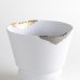 Photo3: Ceramic Rocks Glass Gaku White (3)