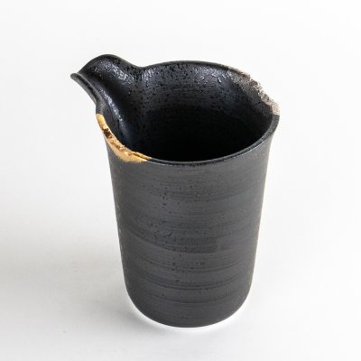 Photo4: Sake Pitcher Gaku Black