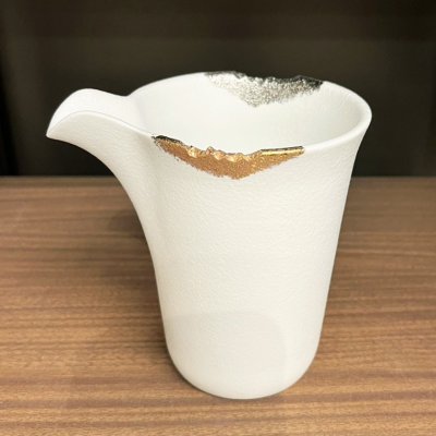 Photo1: Sake Pitcher Gaku White