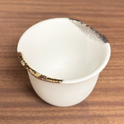 Photo2: Sake Cup Gaku White