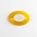Photo3: Small Plate Oval mamezara Yellow (7cm/2.7in) (3)