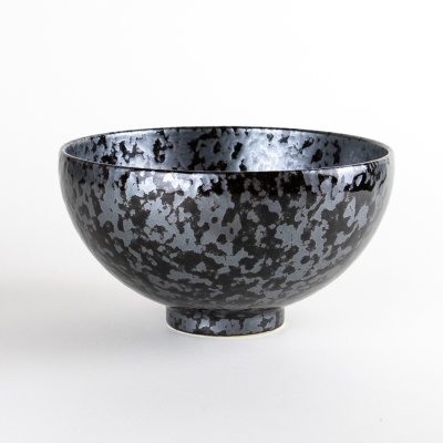 Photo1: Donburi Bowl for Noodles Uroko-Tenmoku (17 cm/6.7 in)