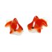 [Made in Japan] Mini demekin goldfish (Red & Red) Ornament doll