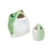 [Made in Japan] Hirokuchi kaeru frog (pair) Ornament doll