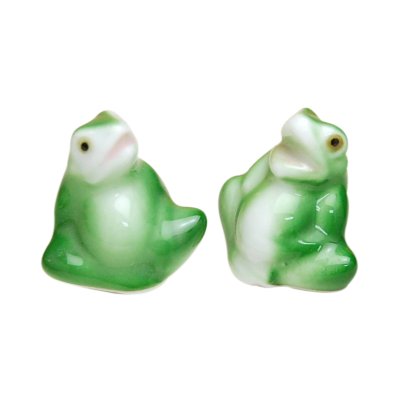 [Made in Japan] Frog (pair) mini Ornament doll