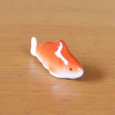 Photo2: Figurine Mini koi mini-sized carp red