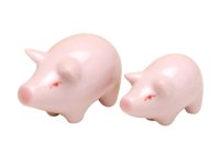 Figurine Buta Pig (pair)