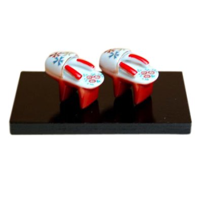 [Made in Japan] Geta (Red) Ornament doll