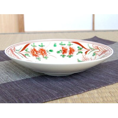 Photo2: Large Plate (20cm) Nishiki manreki kachou