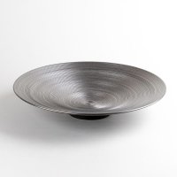 Large Plate Sendan Platinum (22.4cm/8.8in)