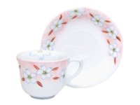 Coffee Cup and Saucer Somenishiki Sakura