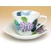 Photo2: Coffee Cup and Saucer Somenishiki Ajisai Hydrangea (2)