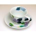 Photo3: Coffee Cup and Saucer Somenishiki Ajisai Hydrangea