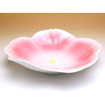 Photo2: Medium Plate (20cm) Yume Sakura