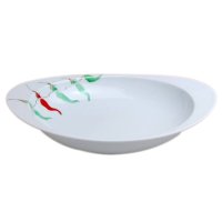 Oval dish (26.6cm) Red pepper